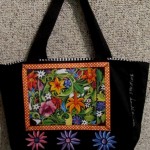 floral canvas bag floral canvas bag