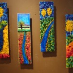 OLYMPUS DIGITAL CAMERA fused-glass-wall-plack-anne-nye