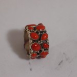 20110719_199 Navajo-Sterling-silver-coral-rondell-rocki-gorman