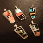 OLYMPUS DIGITAL CAMERA inlay-sterling-silver-pendant-jimmy-poyer