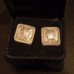 OLYMPUS DIGITAL CAMERA silver-engraved-earrings