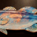 OLYMPUS DIGITAL CAMERA trout-wood-wall-plack-gary-sohrweid