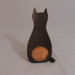 OLYMPUS DIGITAL CAMERA pumpkin-raku-cat-sculpture