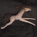 OLYMPUS DIGITAL CAMERA clay-wall-horse-sculpture-cassandra-sharon