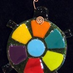 Fused Art Glass Turtle Heidi Riha