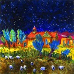 Sheep are in the Meadow Tom Noble