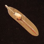 Elk Ivory Feather Pendant Randy Chirstensen