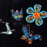 Fused Art Glass Ornaments