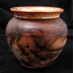 Horsehair Mixed Media Pot Lance Timco