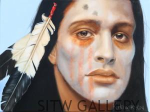 a time ago oil painting k henderson