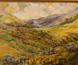 Continental Divide, oil painting, by Gary Sohrweid